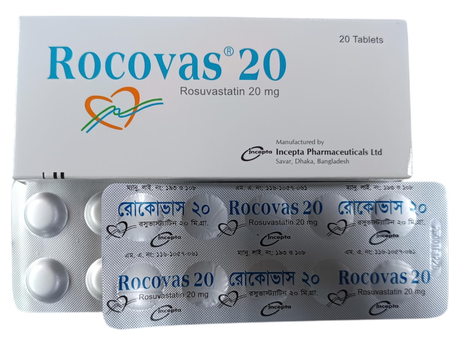 TAB: ROCOVAS 20MG