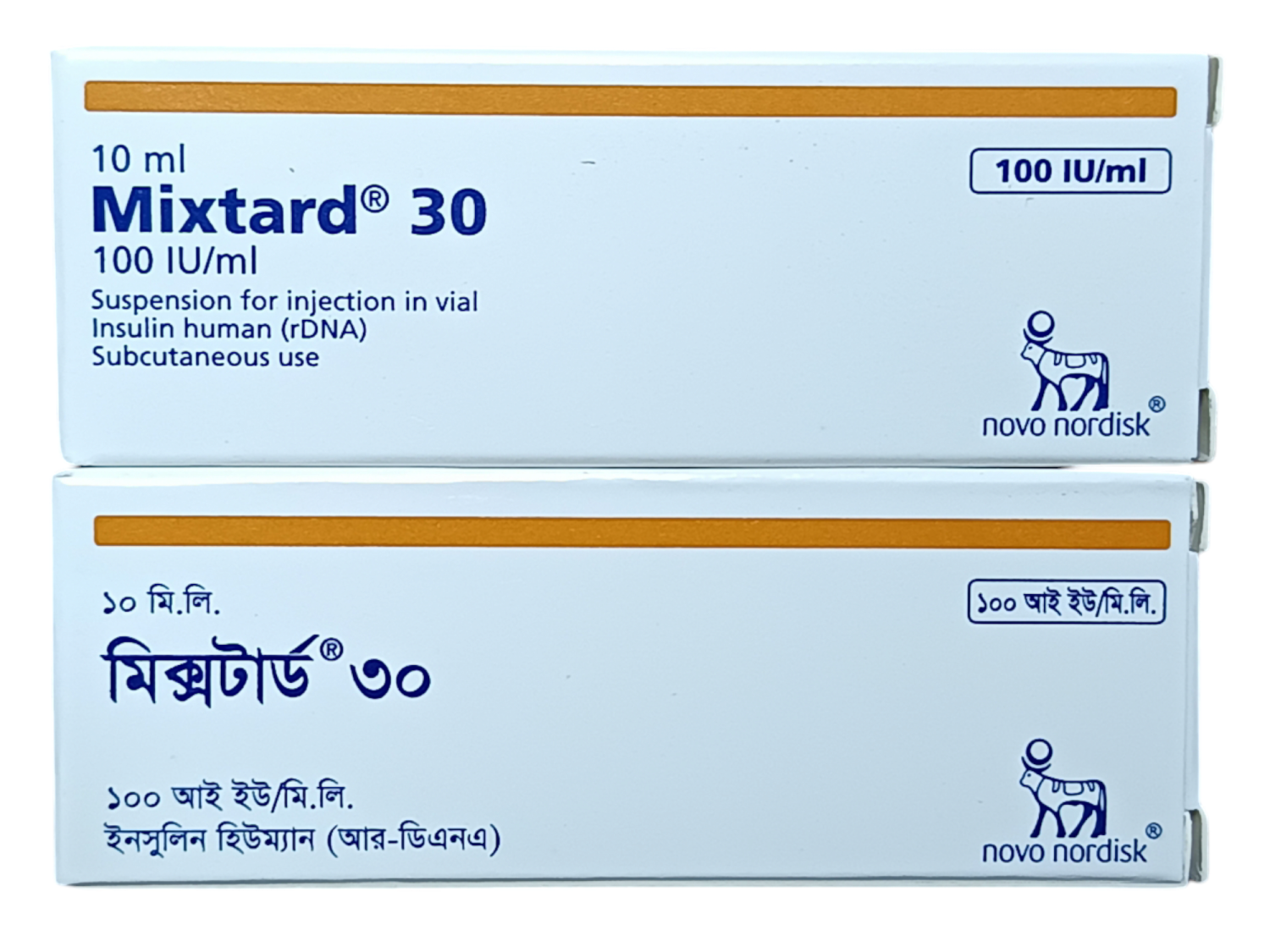 INSULIN : MIXTARD 30 100IU
