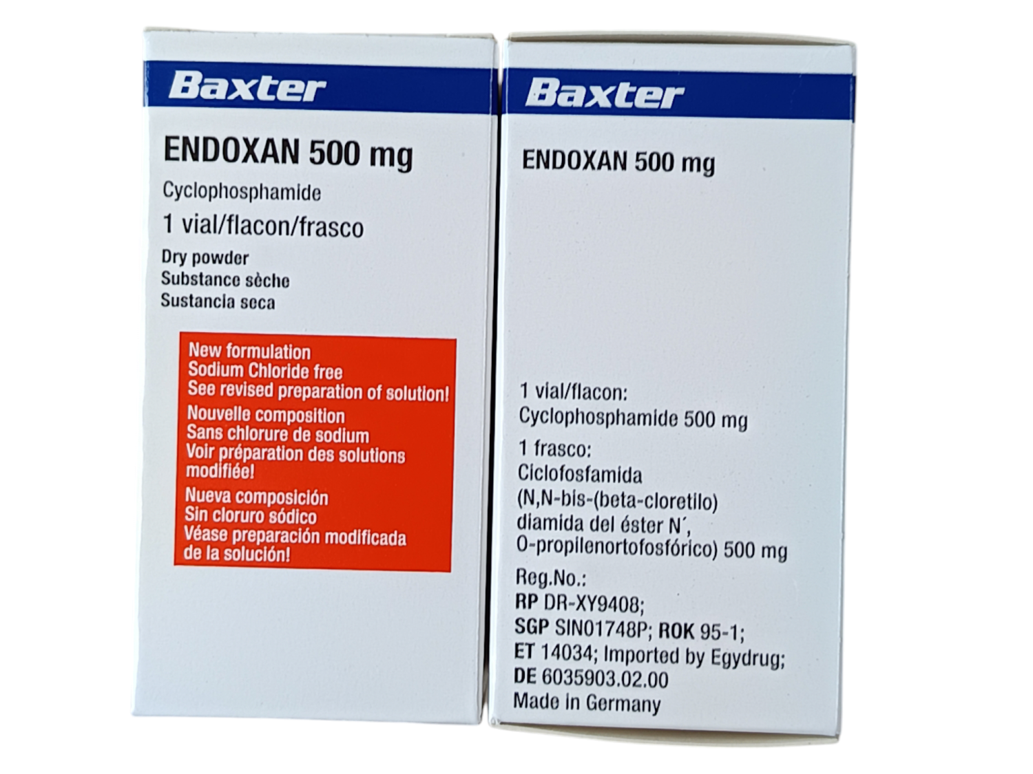 INJECTION : ENDOXAN 500MG