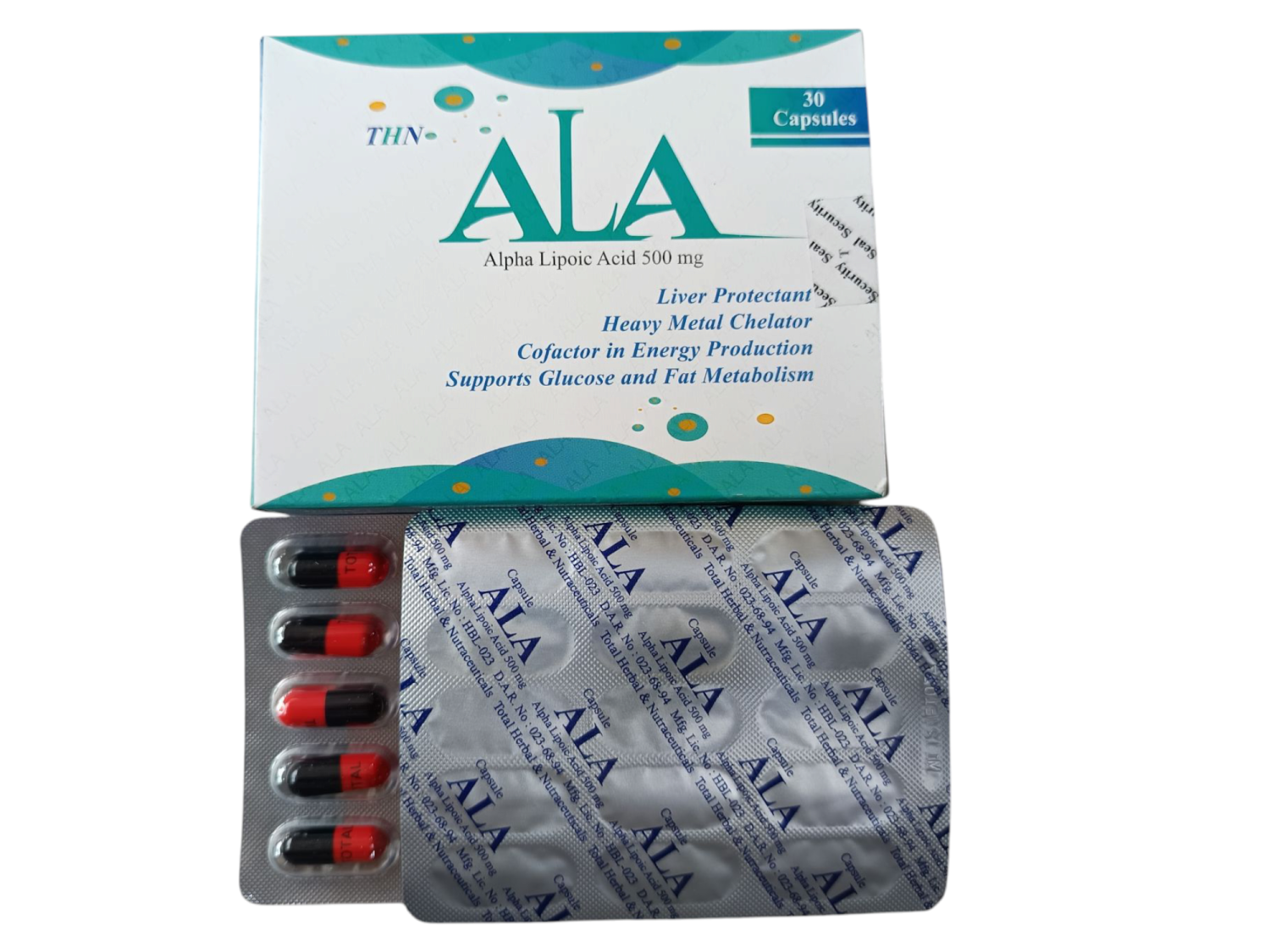 CAP: ALA 500MG