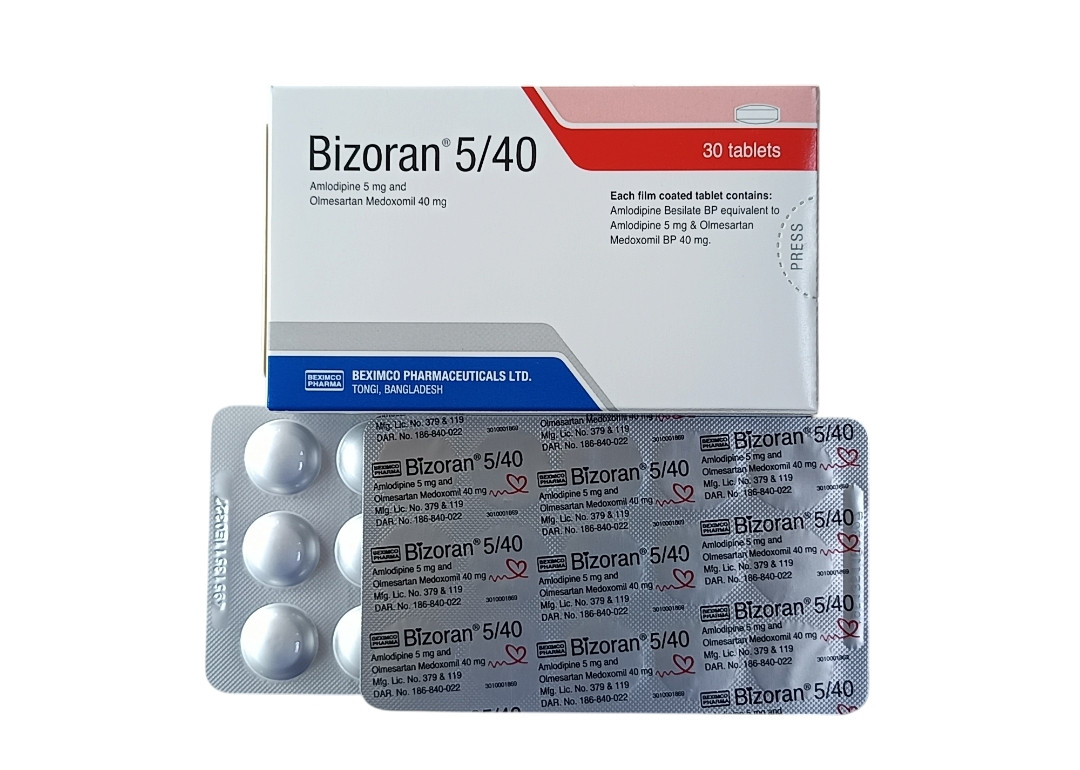 TAB : BIZORAN 5/40MG
