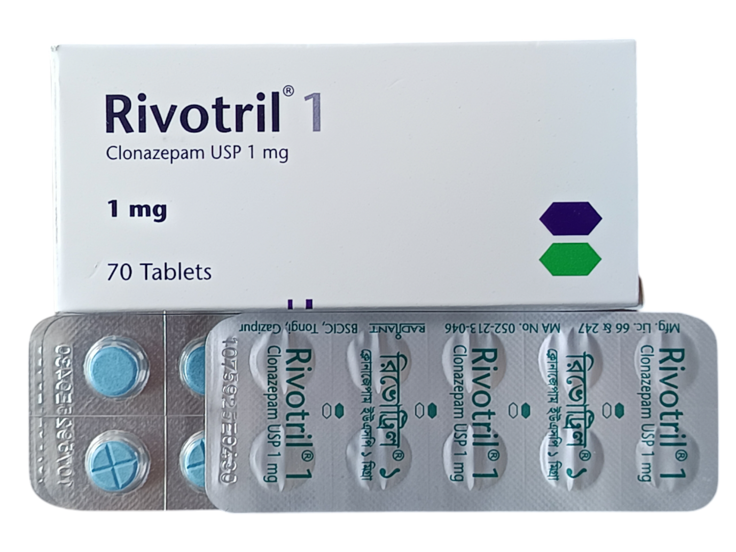 TAB : RIVOTRIL 1MG