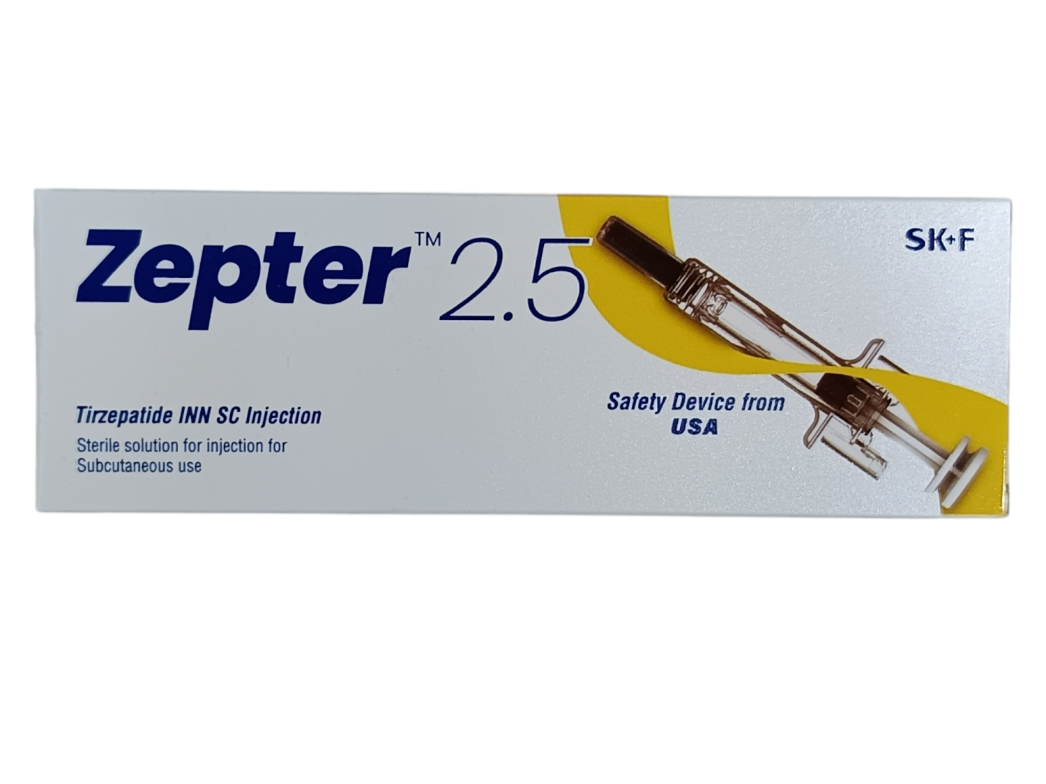 INJECTION : ZEPTER 2.5MG
