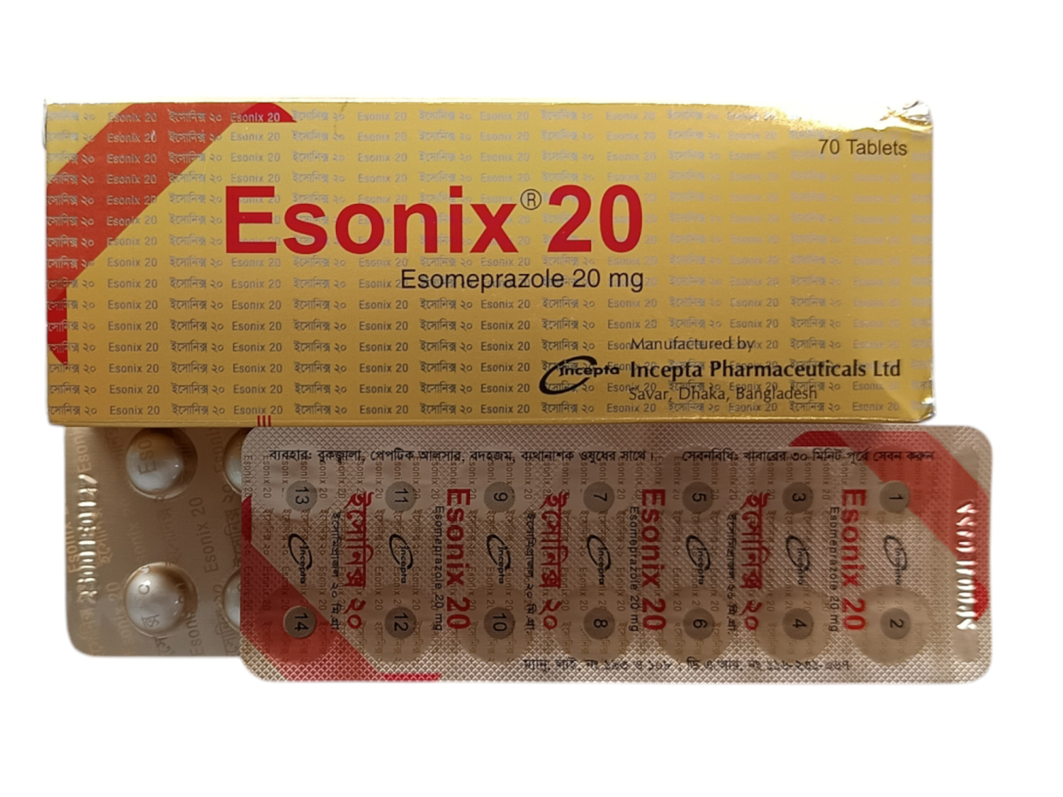 TAB: ESONIX 20MG