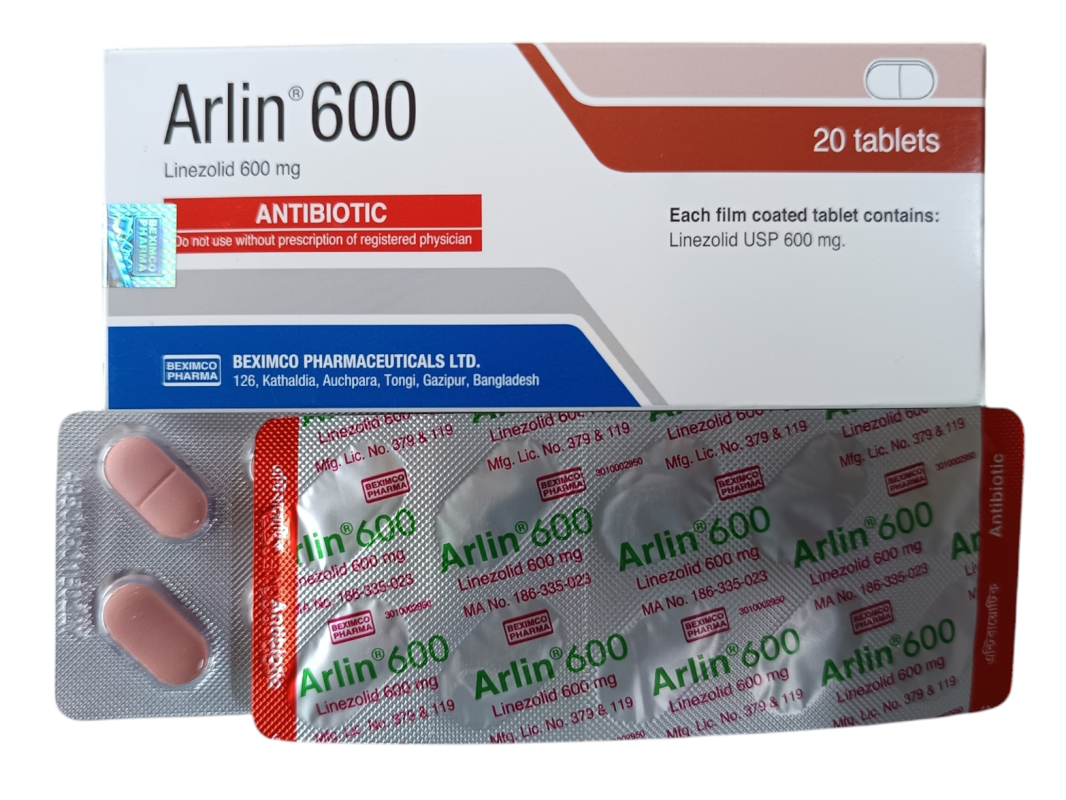 TAB: ARLIN 600MG