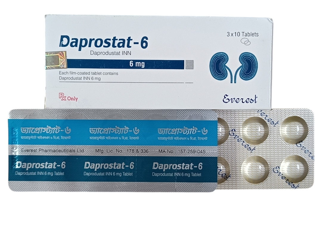 TAB : DAPROSTAT 6MG