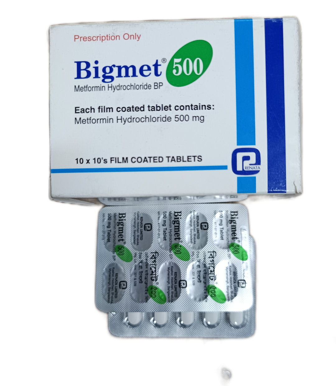 TAB: BIGMET 500MG