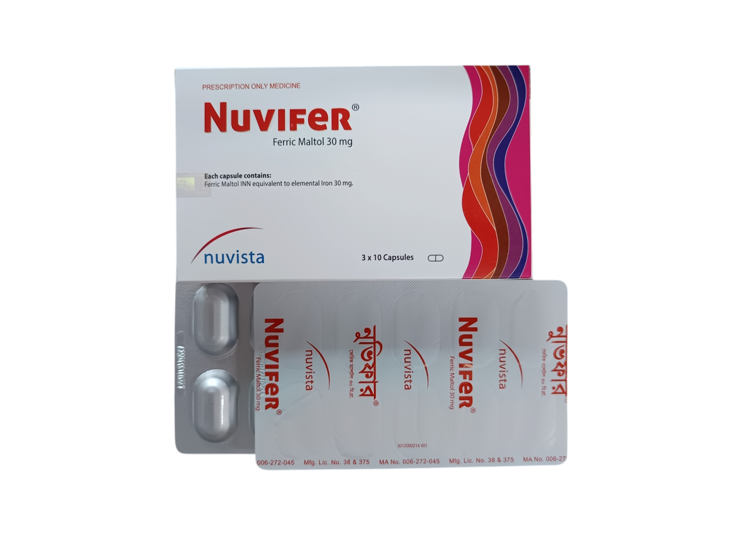 CAP: NUVIFER 30MG