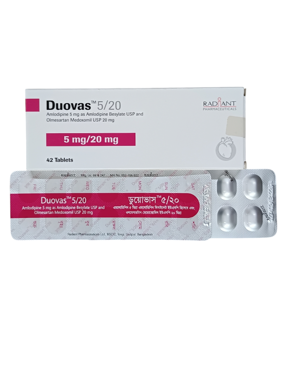 TAB : DUOVAS 5/20MG