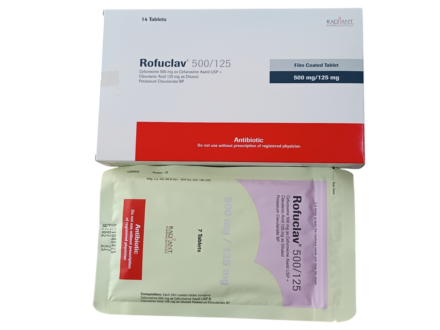 TAB : ROFUCLAV 500/125MG