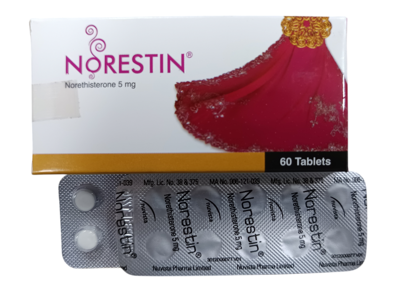 TAB: NORESTIN 5MG