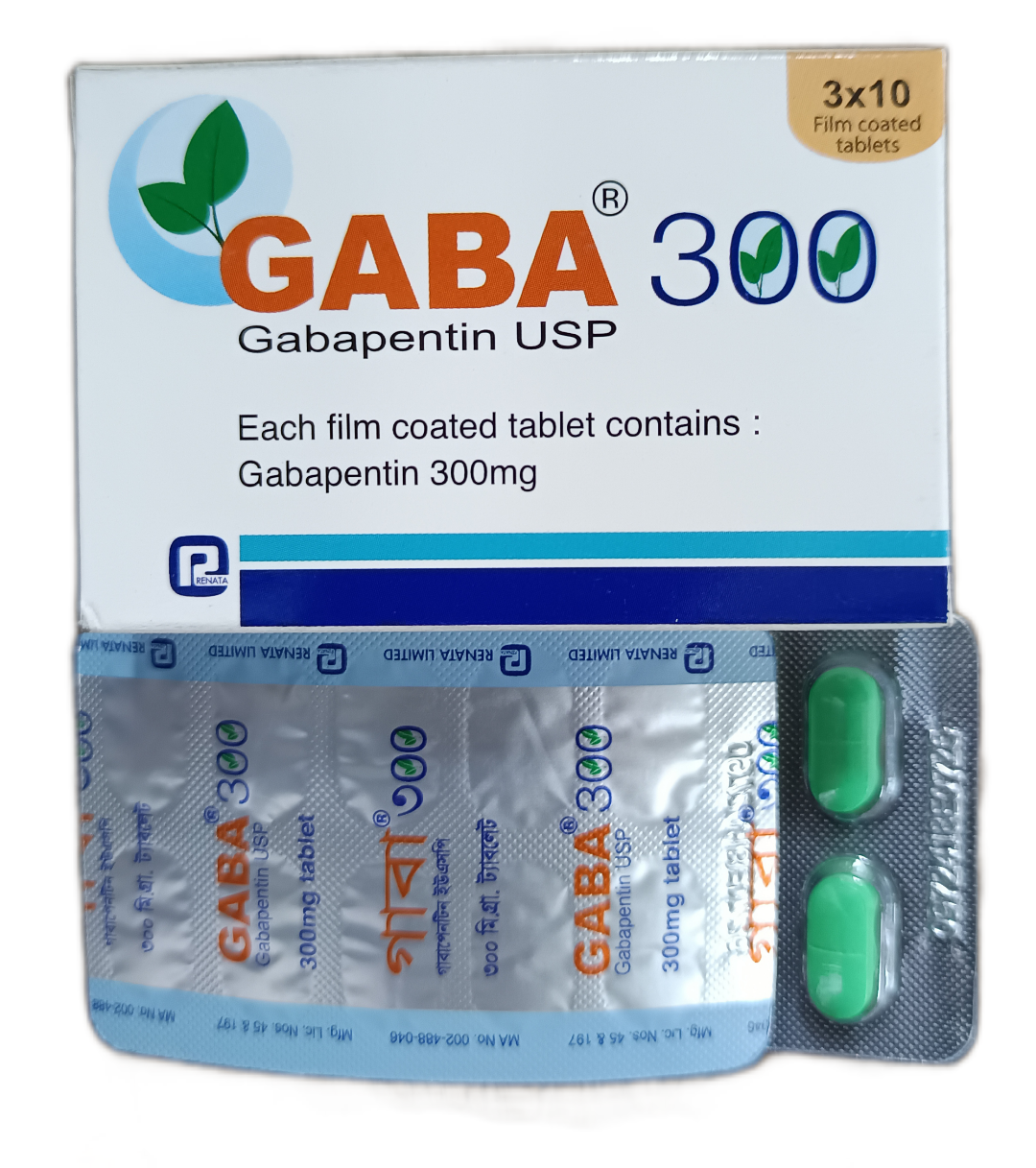 TAB: GABA 300MG