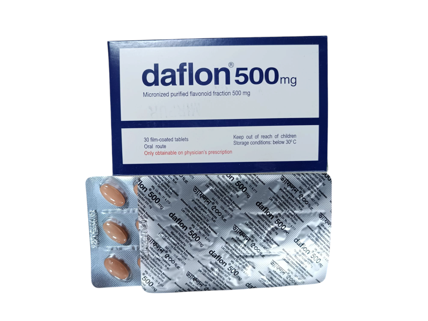TAB: DAFLON 500MG
