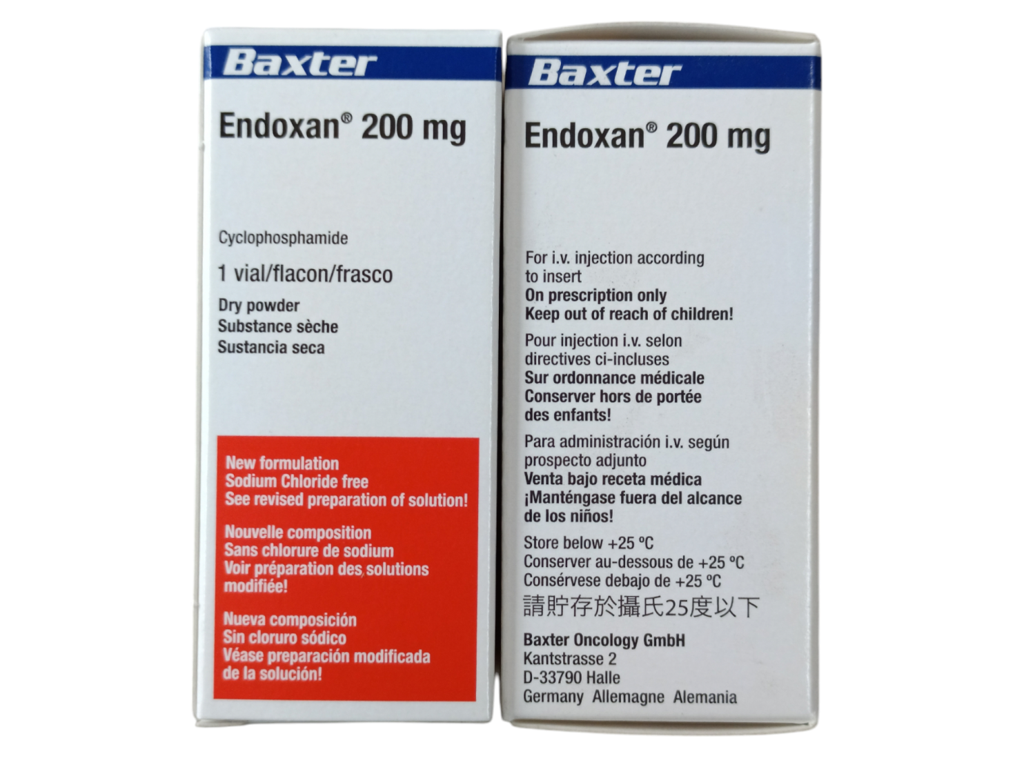 INJECTION : ENDOXAN 200MG