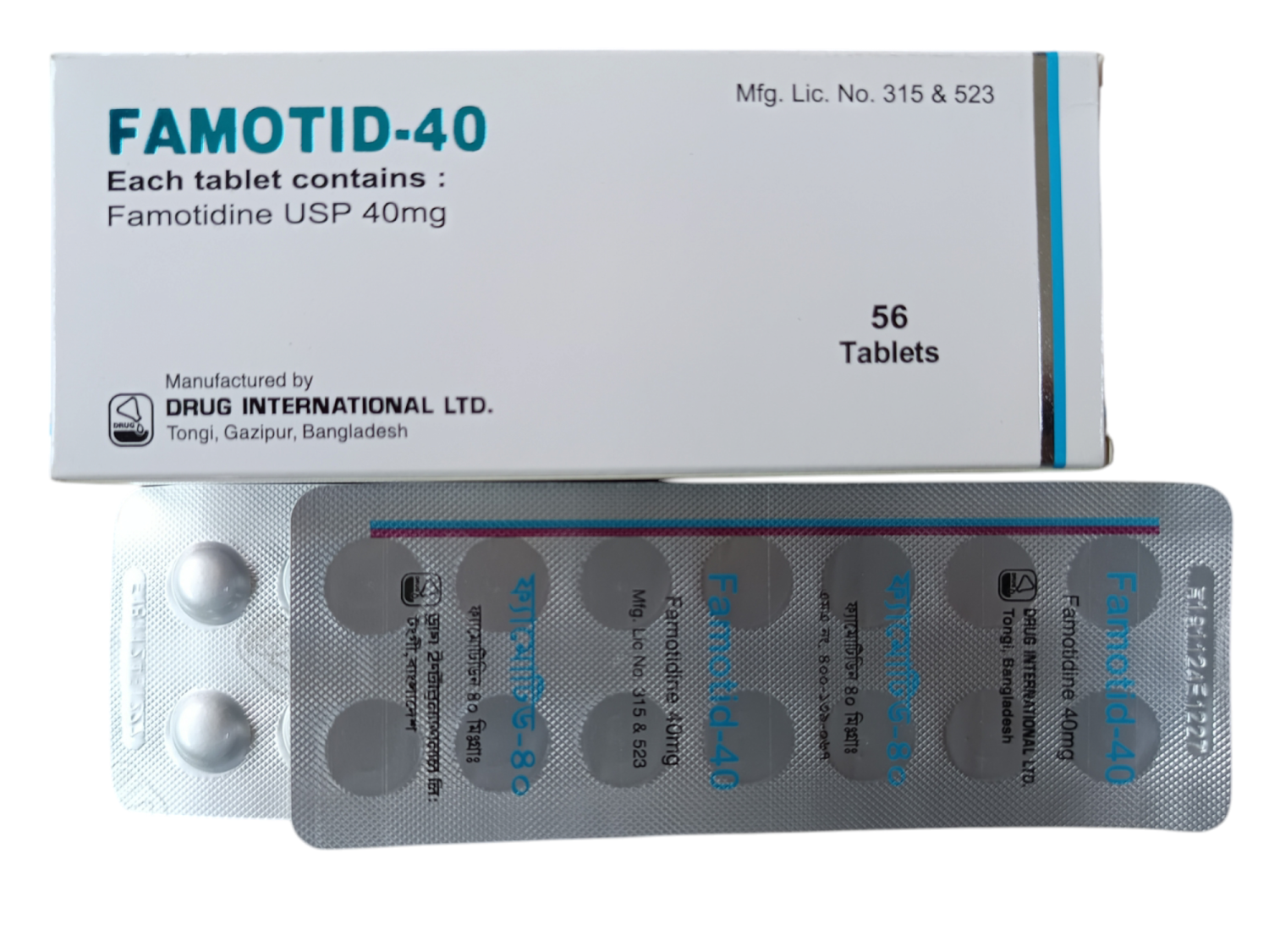 TAB: FAMOTID 40MG