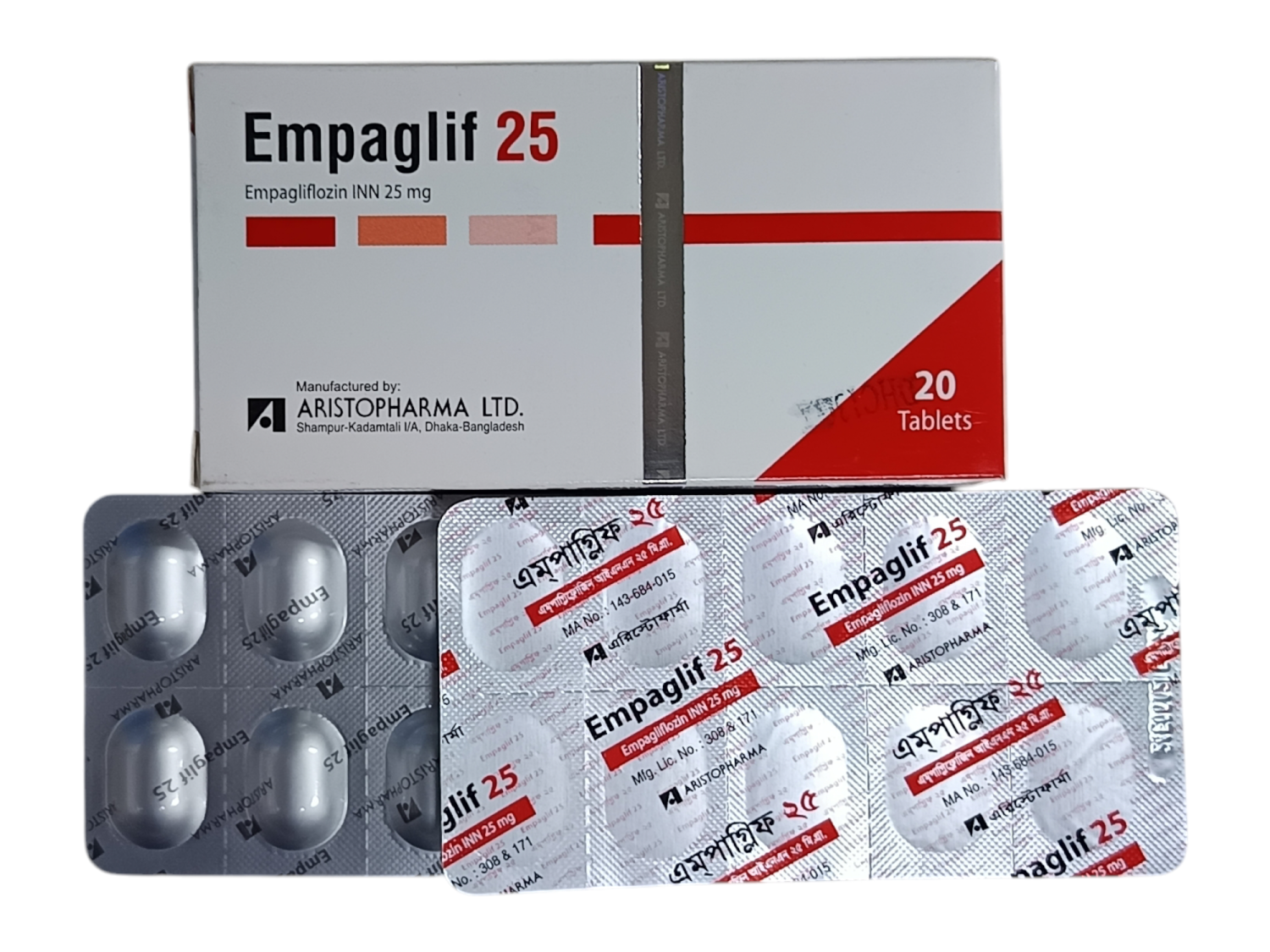 TAB : EMPAGLIF 25MG