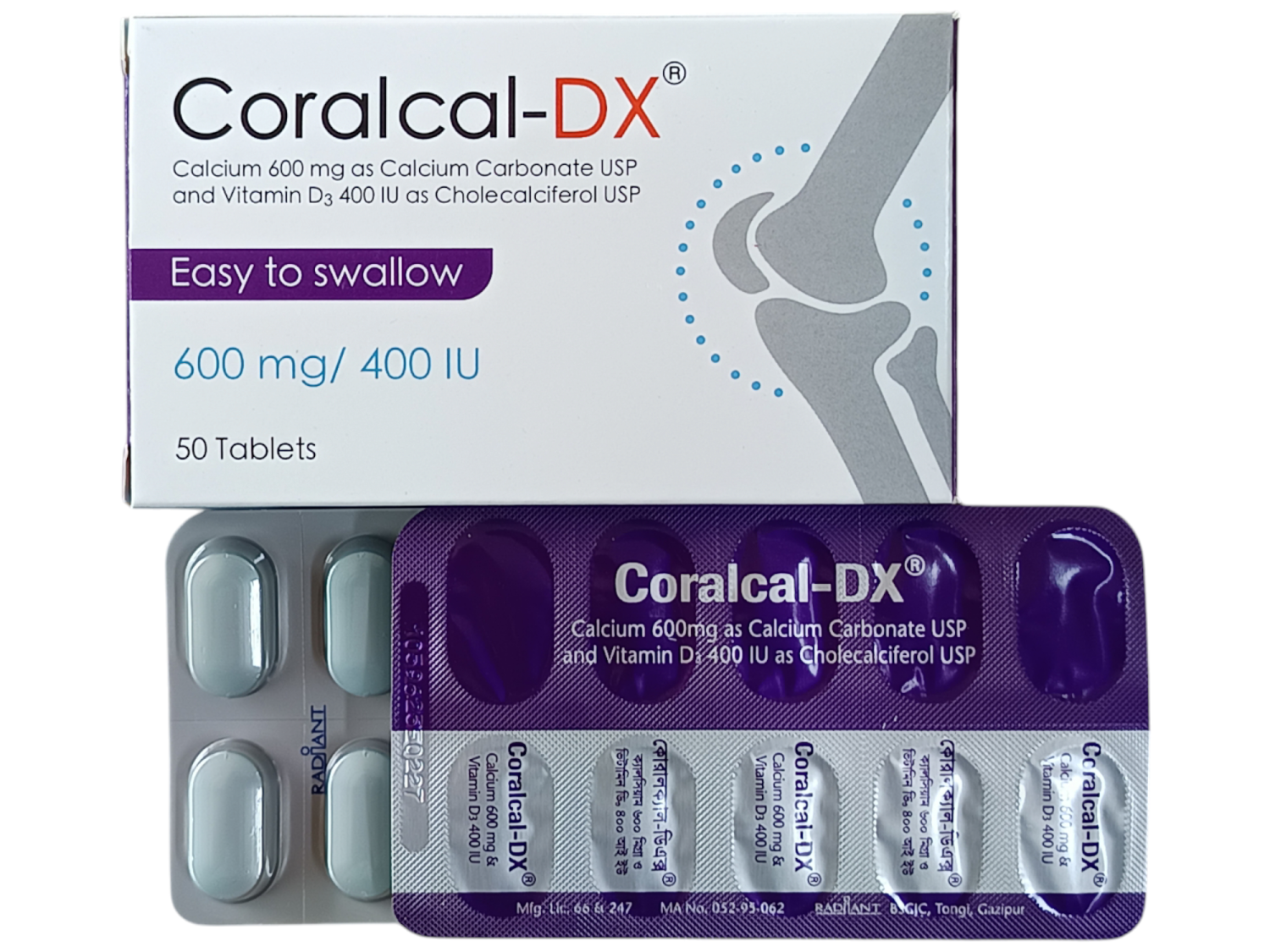 TAB : CORALCAL DX