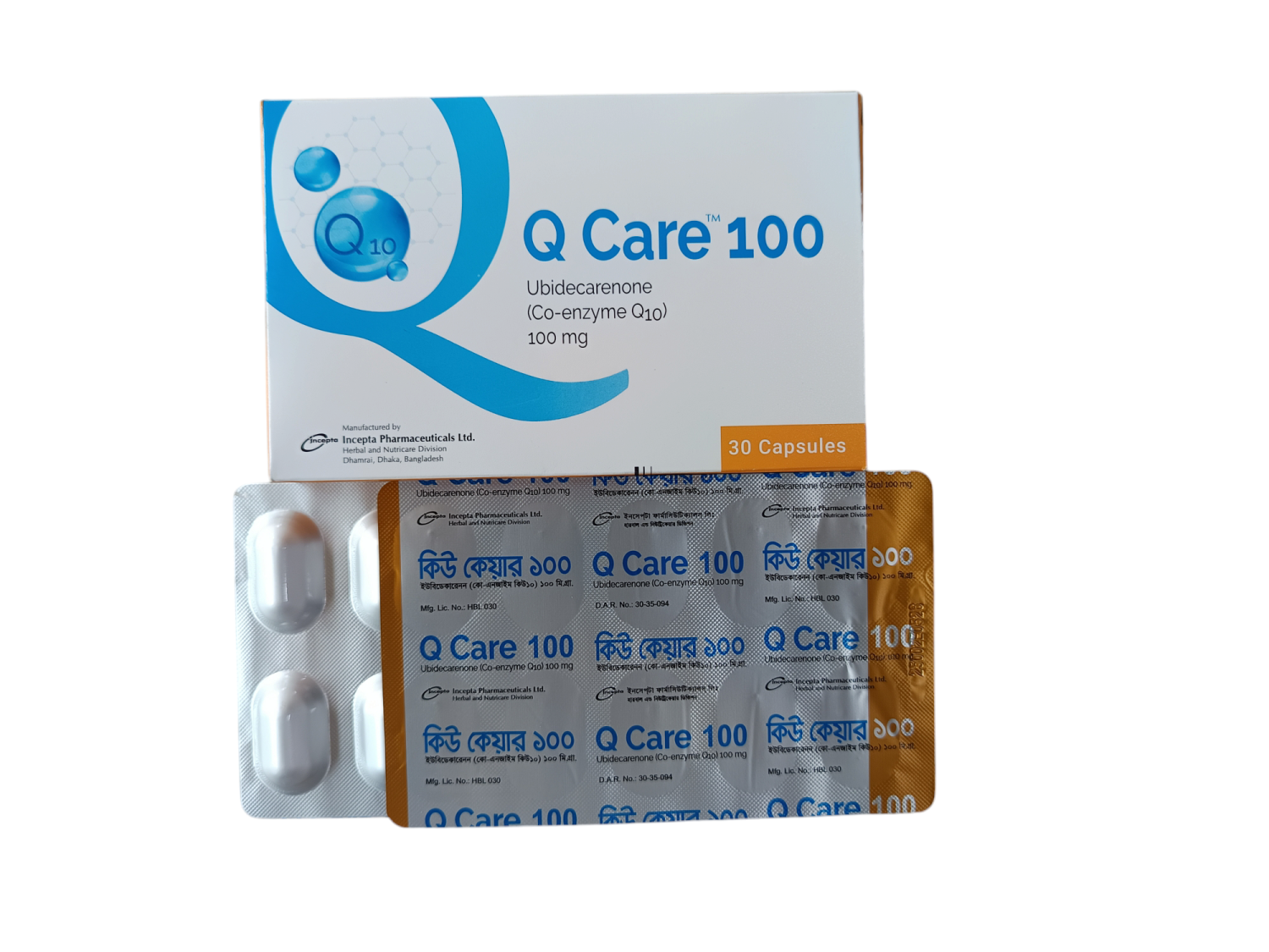 CAP: Q CARE 100MG