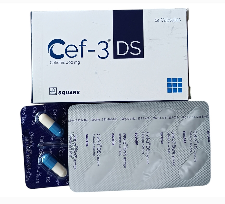 CAP : CEF-3 DS 400MG