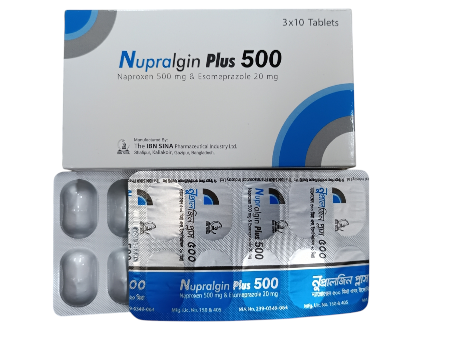 TAB: NUPRALGIN PLUS 500MG