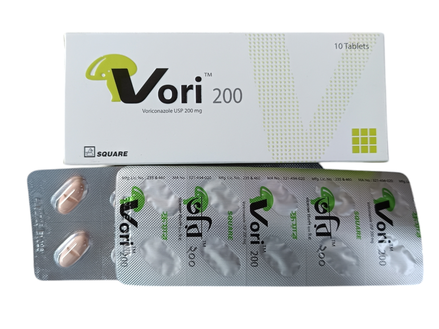 TAB: VORI 200MG