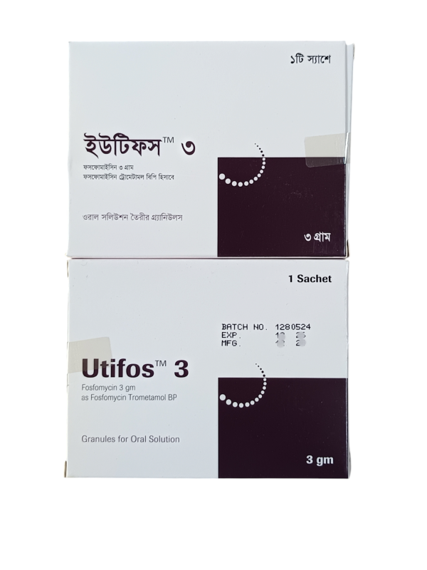 UTIFOS 3GM GRANULES FOR ORAL SOLUTION