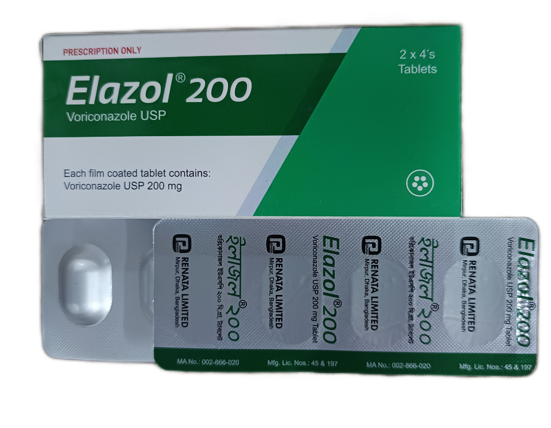TAB:  ELAZOL 200MG