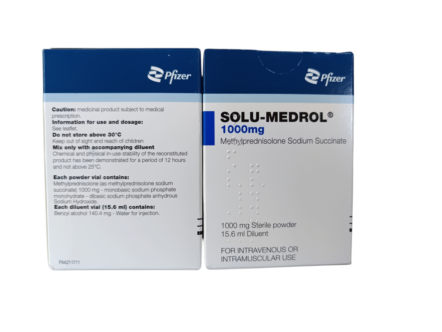 INJECTION : SOLU-MEDROL 1000MG