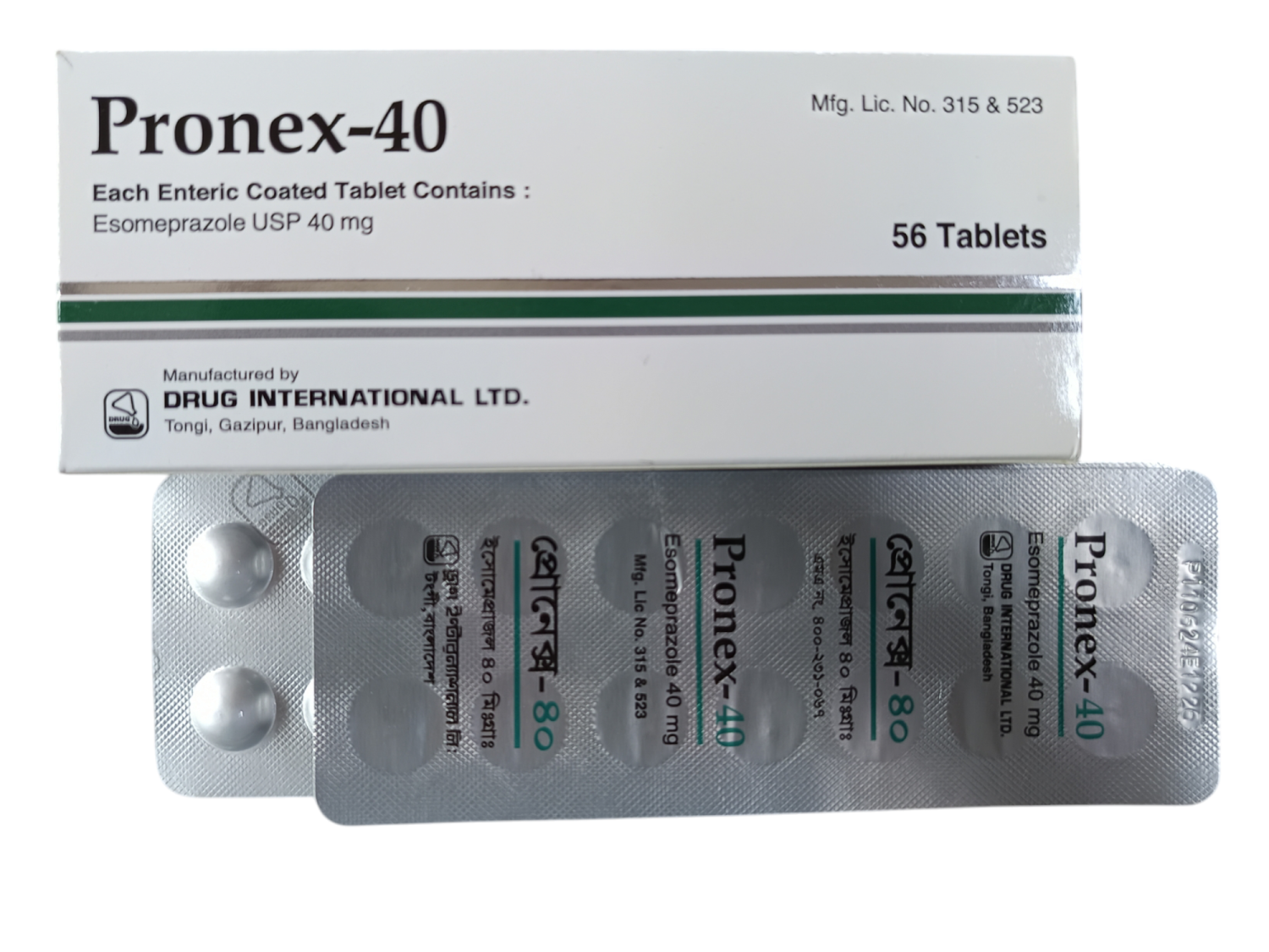 TAB: PRONEX 40MG
