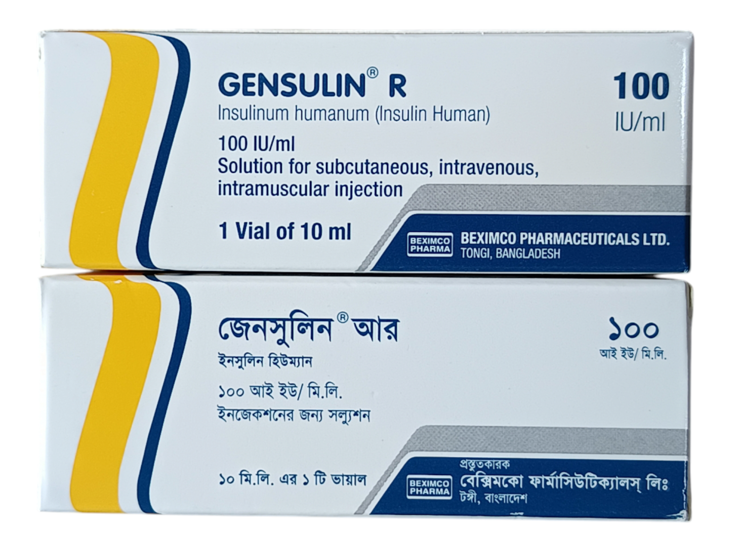 INSULIN : GENSULIN R 100IU