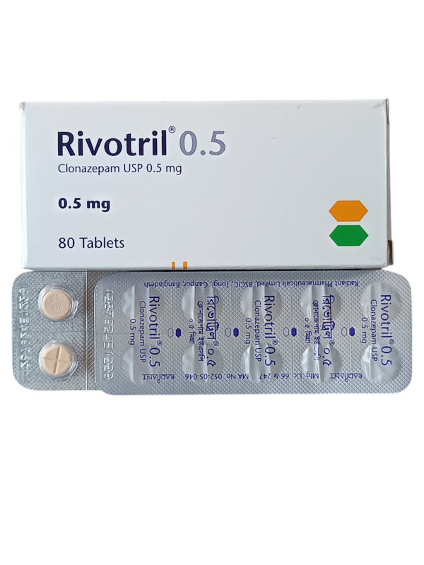 TAB : RIVOTRIL 0.5MG