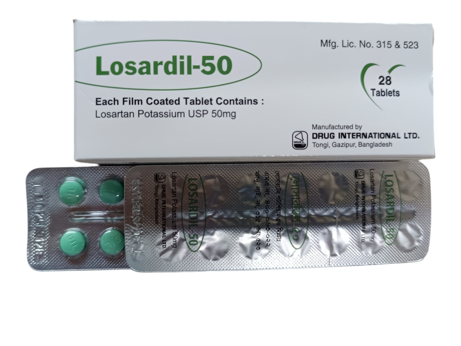TAB: LOSARDIL 50MG