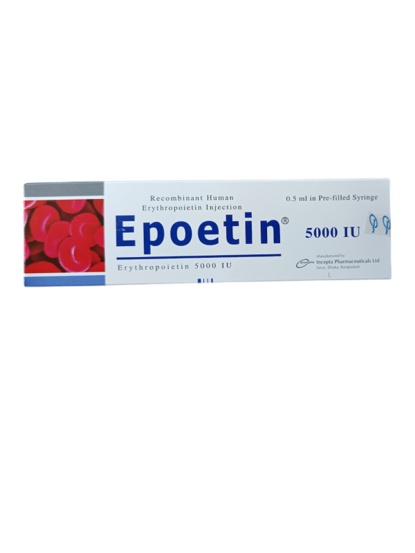 INJECTION : EPOETIN 5000IU