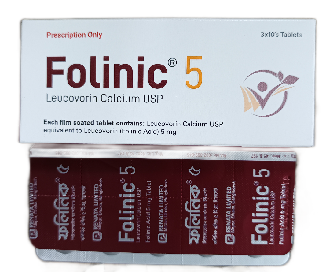 TAB: FOLINIC 5MG