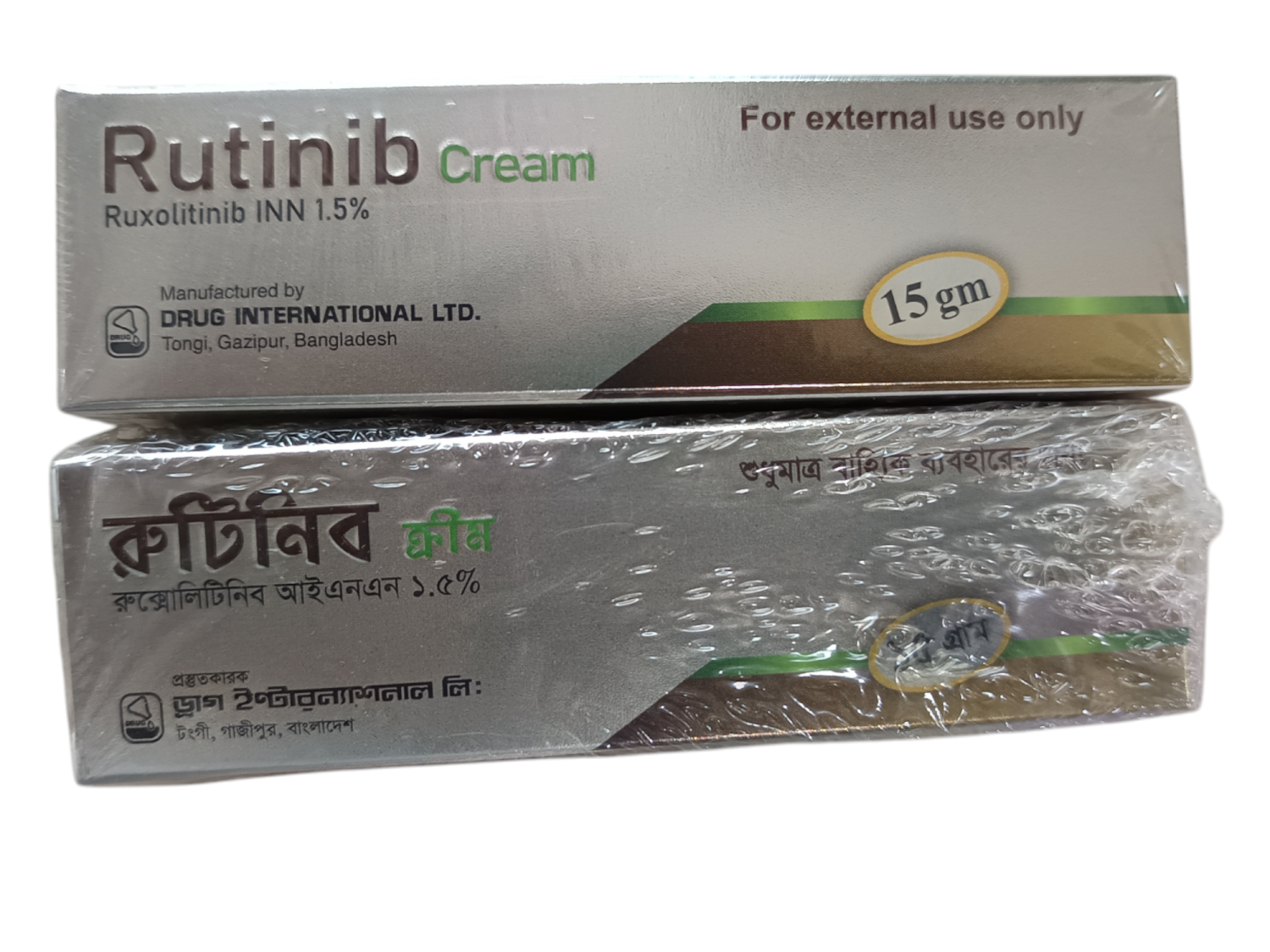 CREAM: RUTINIB 1.5%