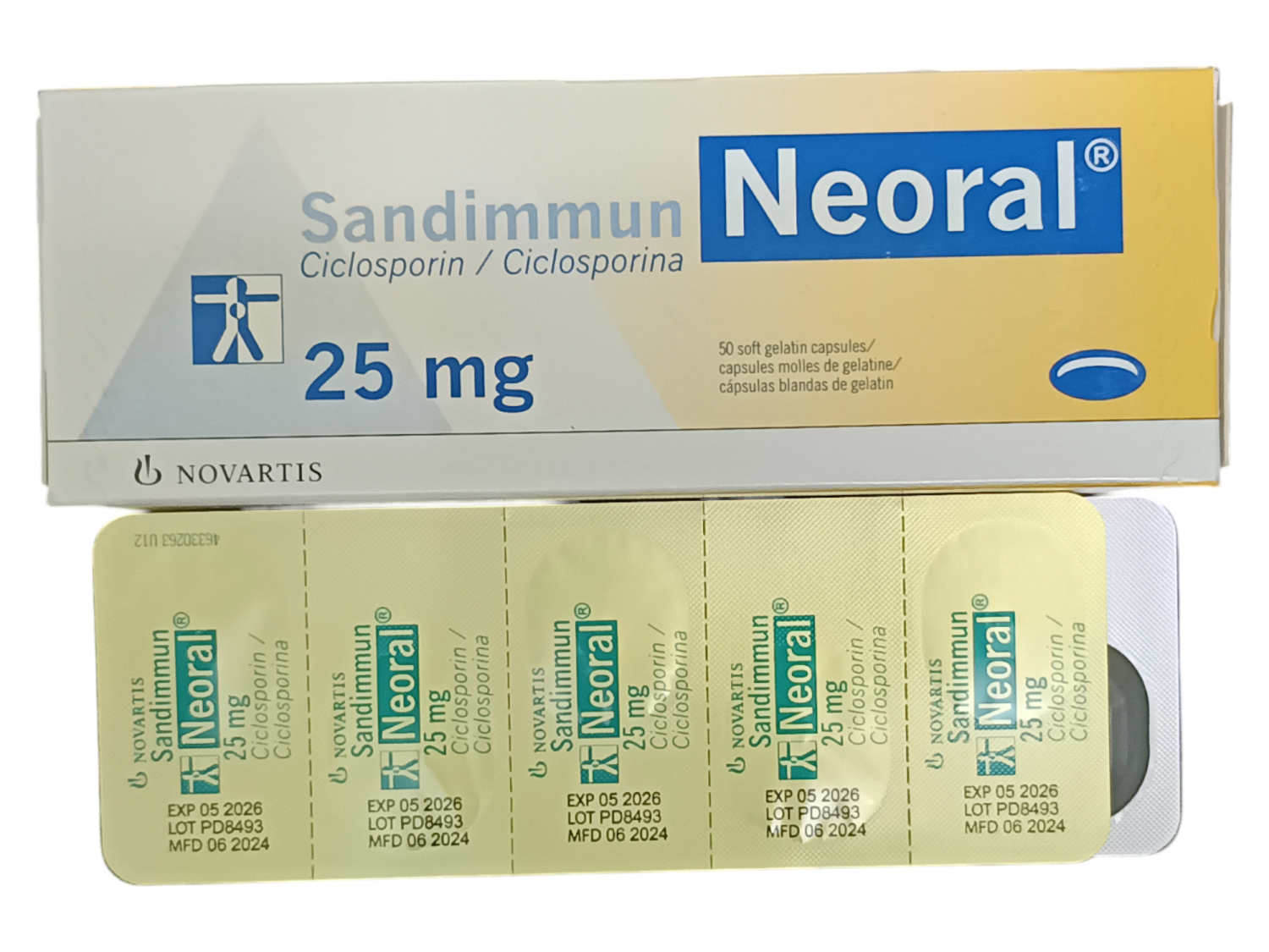 CAP: NEORAL 25MG
