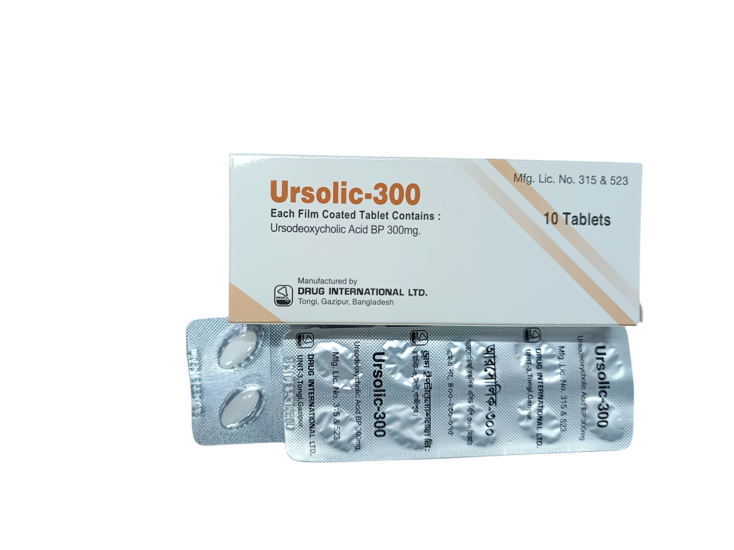 TAB: URSOLIC 300MG