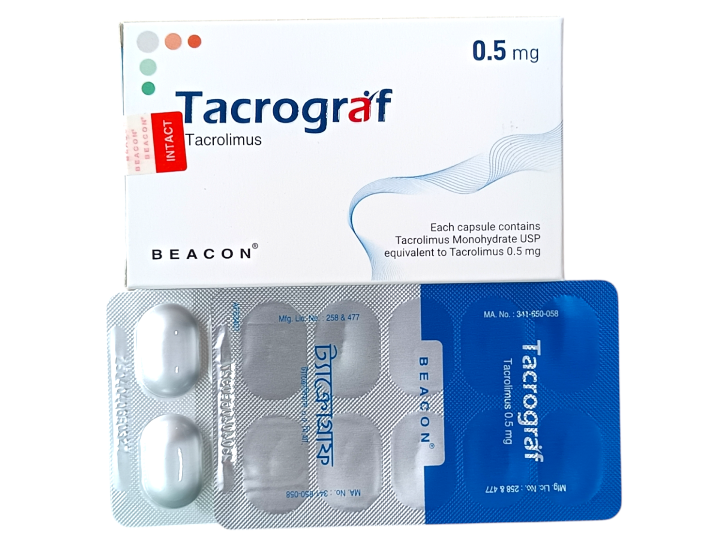 CAP : TACROGRAF 0.5MG