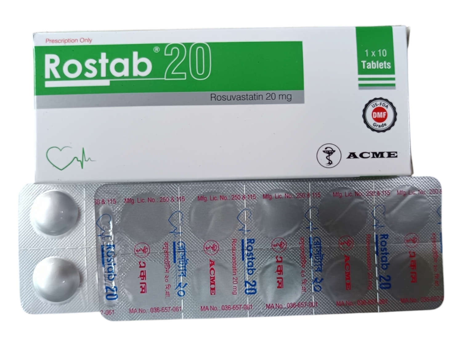 TAB: ROSTAB 20MG