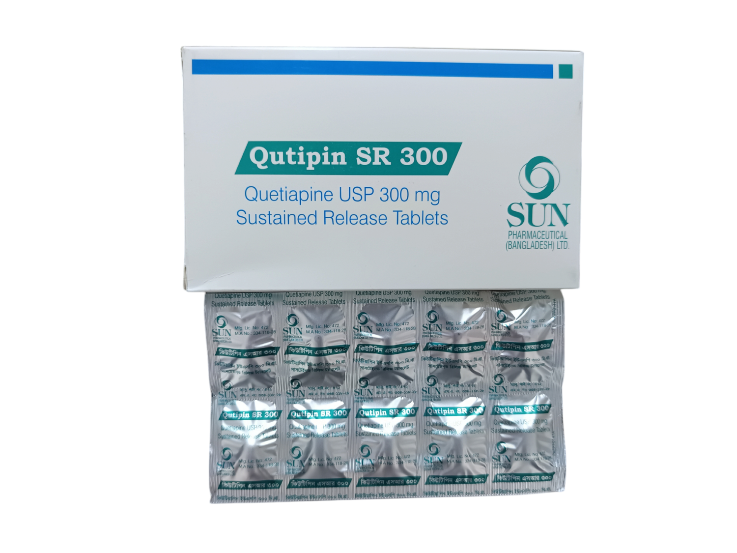 TAB: QUTIPIN SR 300MG