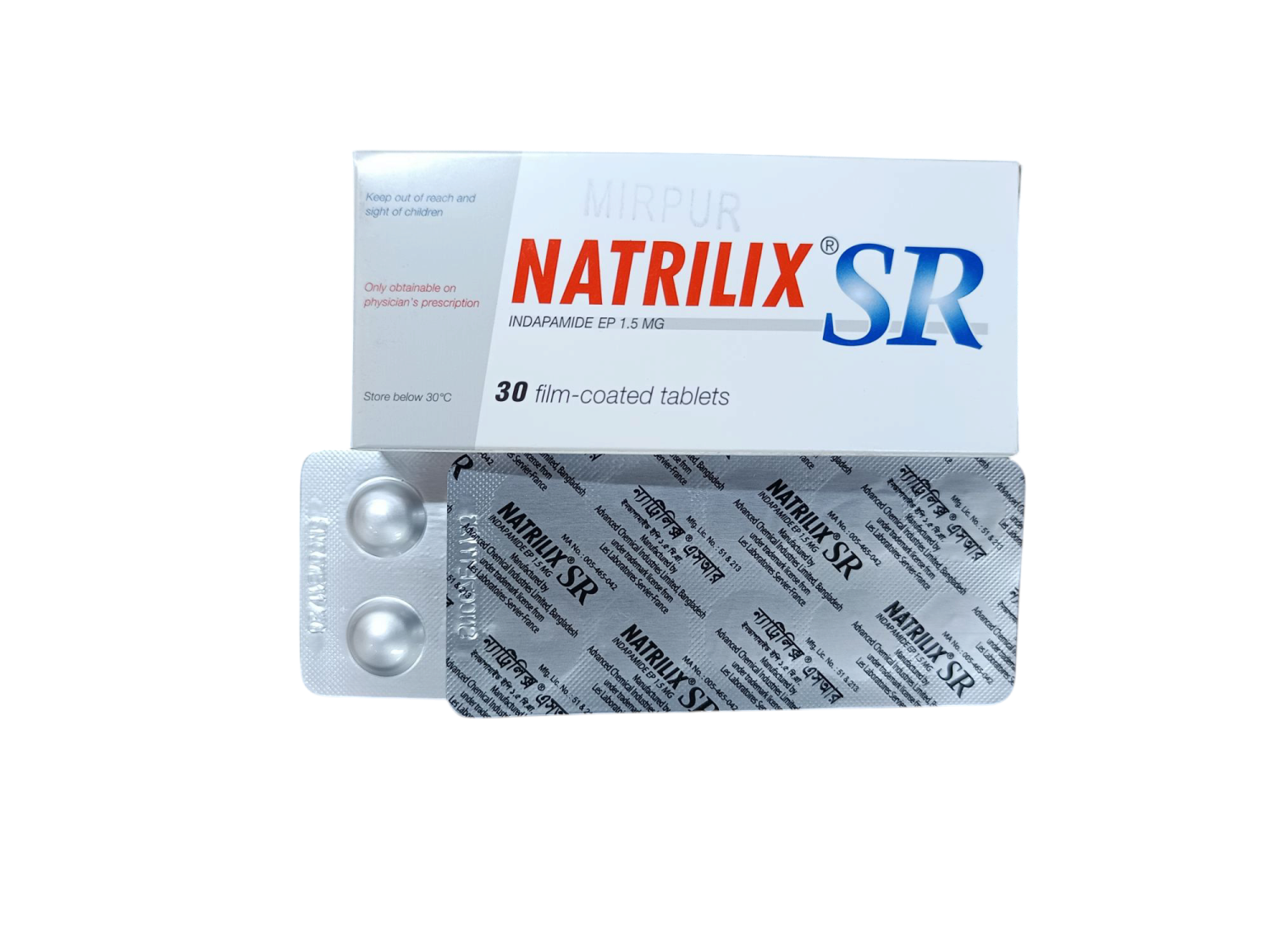TAB: NATRILIX SR 1.5MG