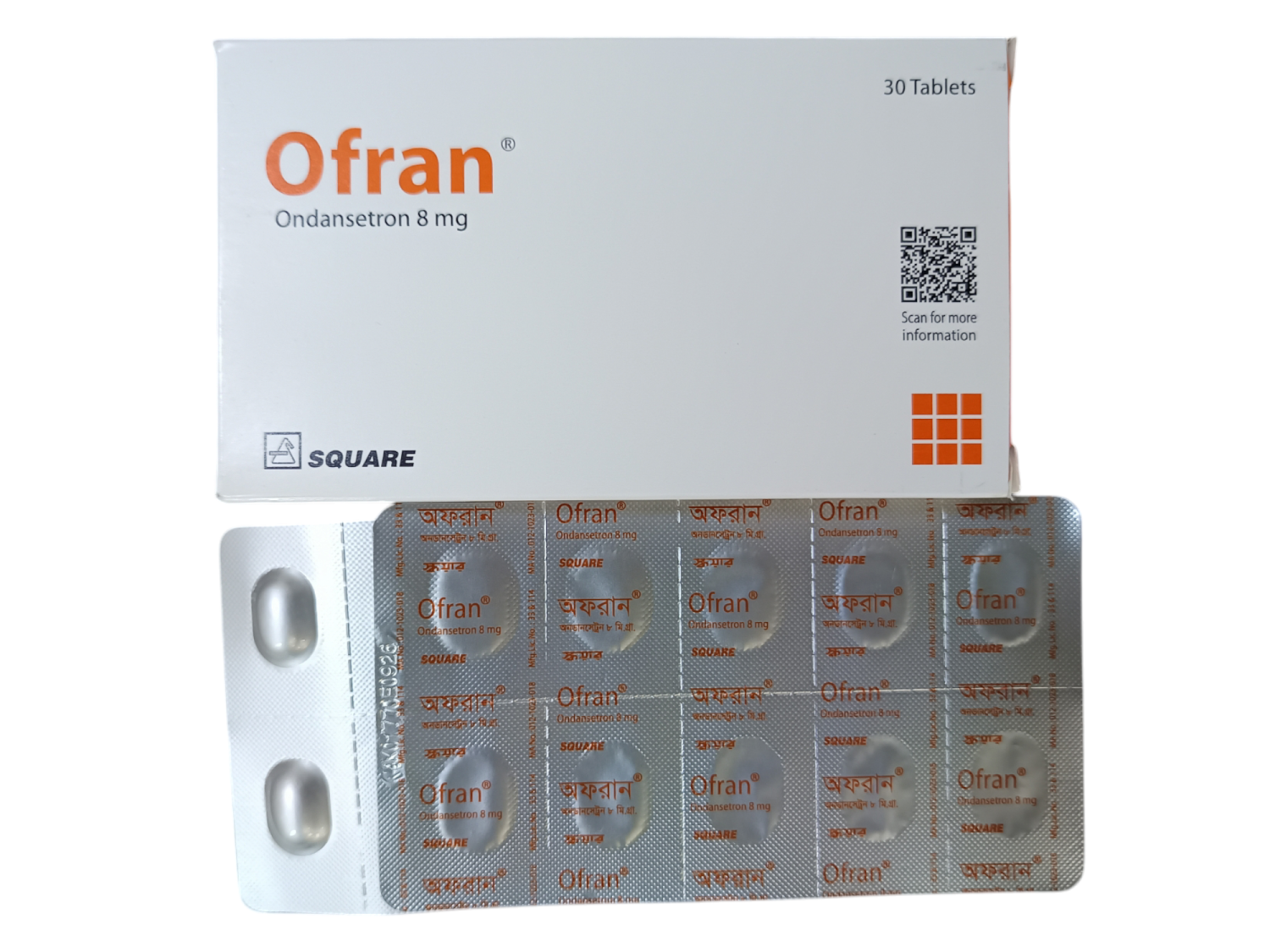 TAB: OFRAN 8MG