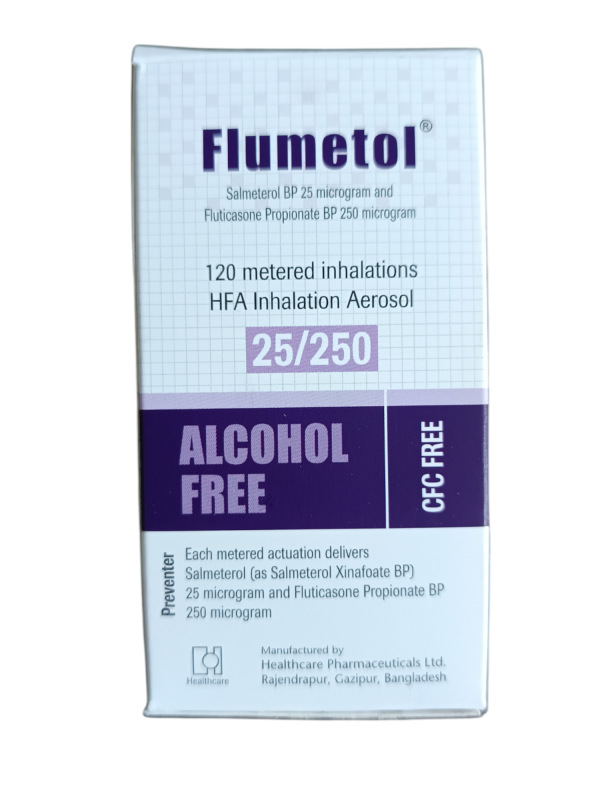 FLUMETOL 25/250 CFC FREE INHALER