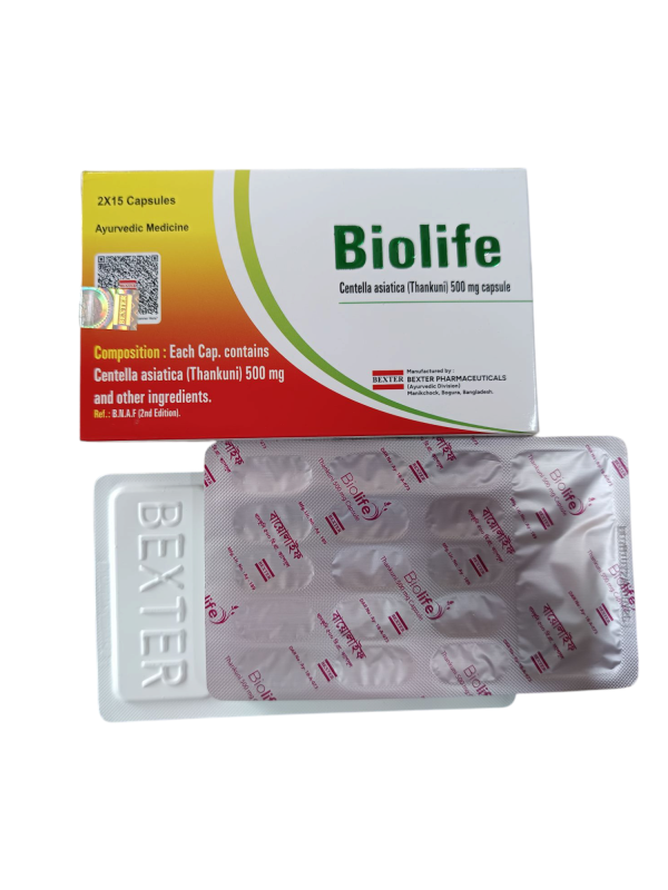 CAP: BIOLIFE 500MG