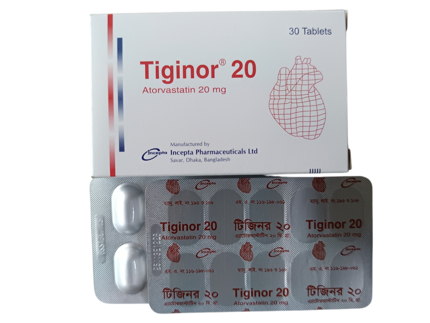 TAB: TIGINOR 20MG
