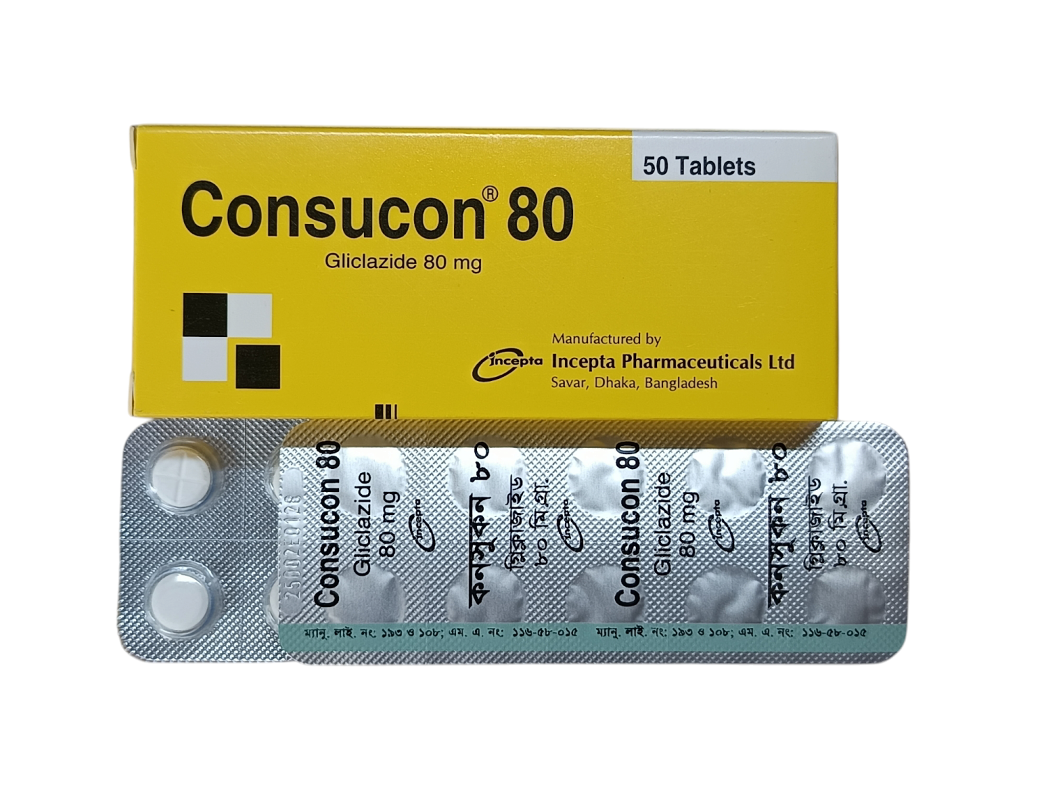 TAB: CONSUCON 80MG