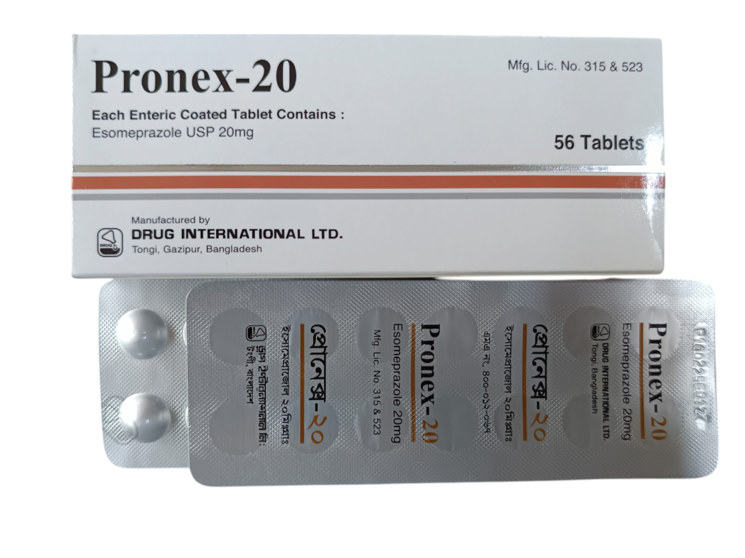 TAB: PRONEX 20MG