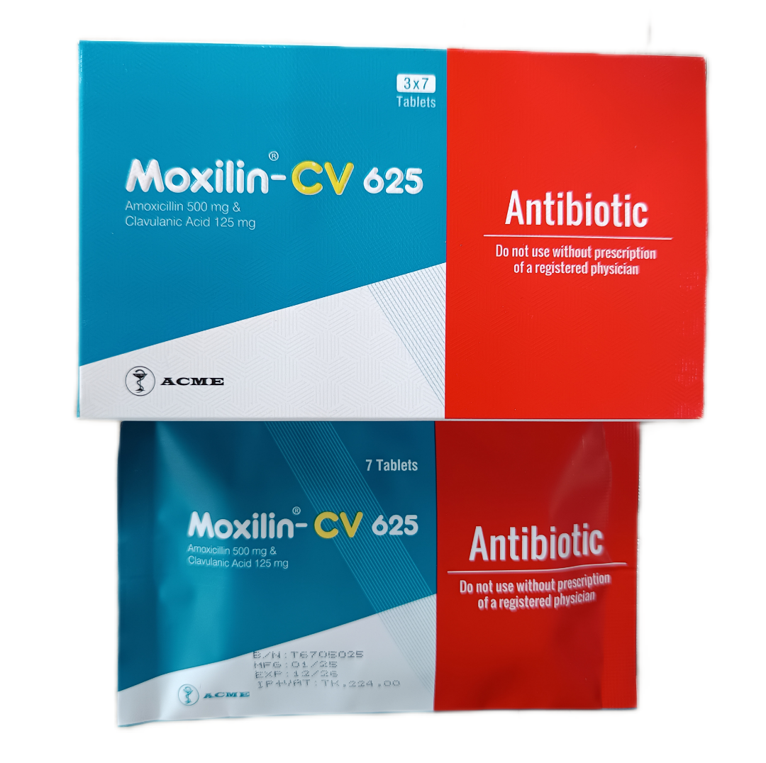 TAB: MOXILIN CV 625MG