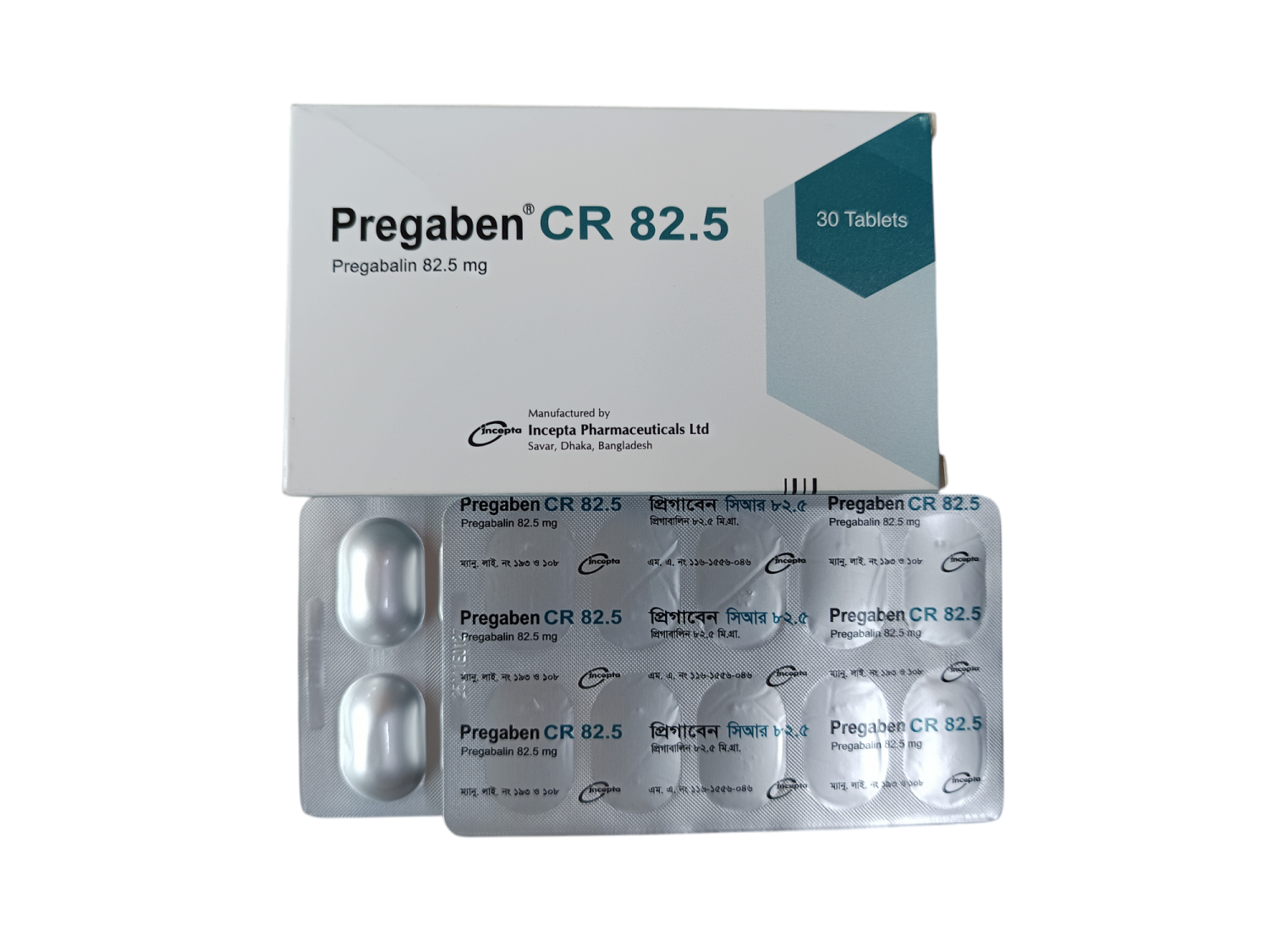 TAB: PREGABEN CR 82.5MG