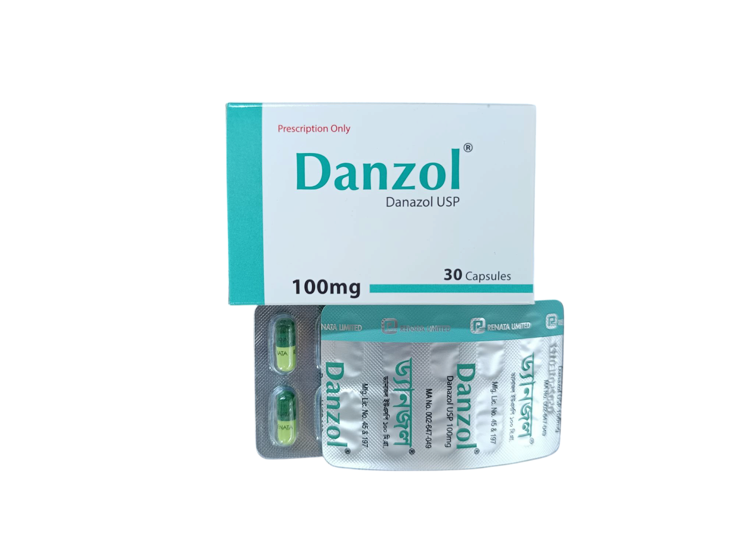 CAP: DANZOL 100MG